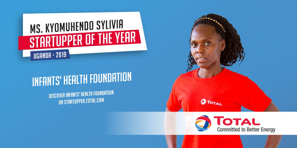 TotalEnergiesUG's tweet photo. Congratulations to Kyomuhendo Sylivia of Infants' Health Foundation, 1st runner up winner of #Startupper of the Year Challenge by #TOTAL.
Discover more about Infants' Health Foundation at https://t.co/3EU68dWuz5
@KyomuhendoSyli6 #TotalStartupperUG https://t.co/Pnv5WcuvuB