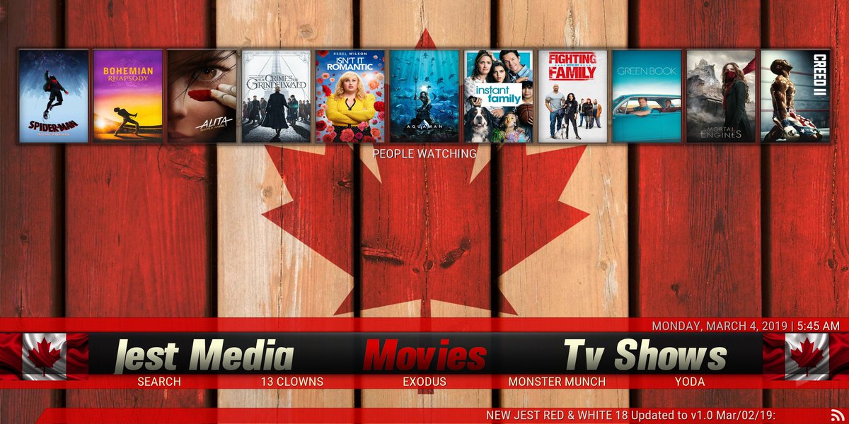 JestMedia1's tweet photo. Jest Red&amp;White updated to v1.1 guys #Jester #jestwizard #kodibuilds #opensource #AndroidTVBoxes https://t.co/uNEjUqEPIP