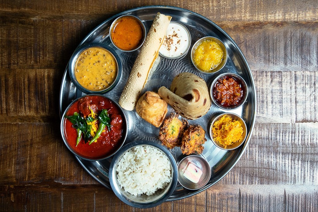 TheChilliPickle's tweet photo. #Brighton do you need any more #MondayMotivation than this? All this deliciousness can be yours to devour for just £10! 
#ThaliMonday 12-3pm.
#Guildford it's your turn to celebrate tomorrow on #ThaliTuesday 
12 -2.30pm. https://t.co/b4kkG0rRXR