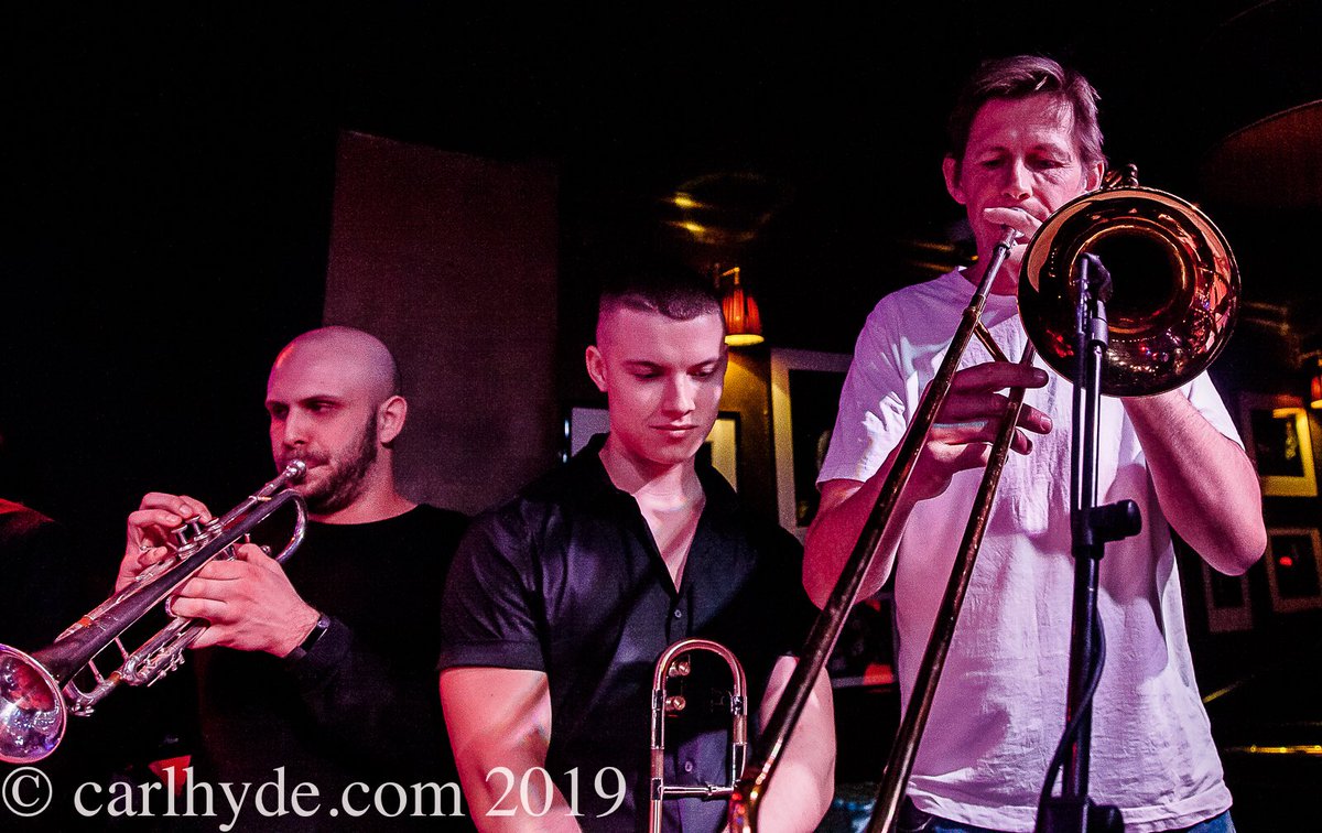 CarlHyde_'s tweet photo. Anything but a quiet Sunday night in Soho @DoncasterJazz hit the stage with @GrooveArmada remixing the horn section. A night of big band classic house #bigband #jazz #house #groovearmarda at the world famous @officialronnies #soho #london #ronniescotts https://t.co/pFlqk6jm4z