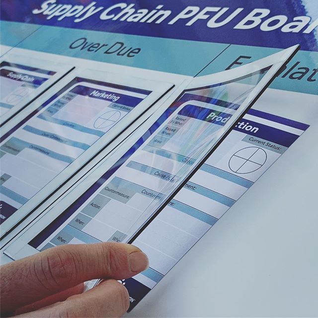 visualsmanaged's tweet image. A Problem Follow Up (PFU) board with magnetic document holders to easily update concerns and countermeasures. We also design and print PFU and Near Miss ticket books.
.
.
.
#visualmanagement #magneticframes #documentholders #pfu #tickets #print #design #status #continuousimp…