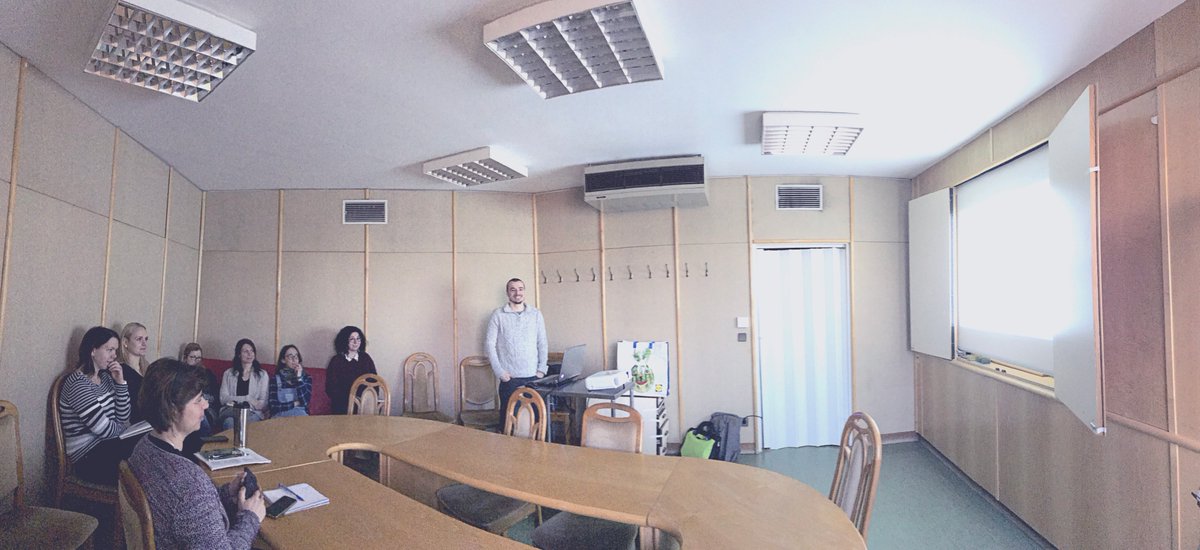 ICCRAM_UBU's tweet photo. Our colleague Pablo N. presented last 21st Feb his lecture "Multiscale #modeling of #materials for technological and biomedical applications" in #JournalClubMeeting in #biotalentum 🇭🇺, introducing methods used in #ICCRAM projects like @DryNet_project @novamag_eu &amp; @ICARUS_ALLOYS https://t.co/GApCvMNzxD
