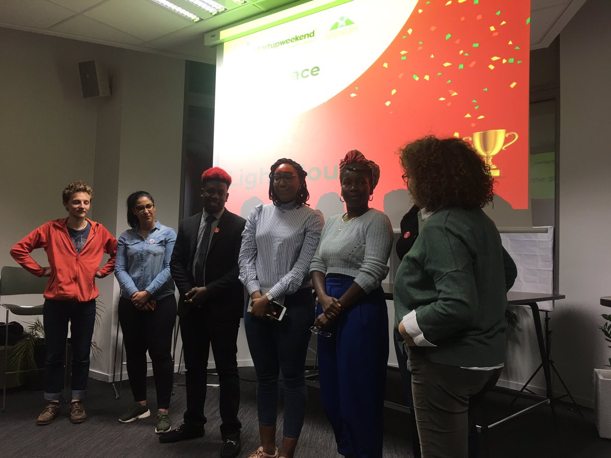 🔝 Et le 2e Prix du #StartupWeekend #SWPOMAKER offert par l’ <a href="/4SugarAgency/">4Sugar</a> est attribué à la #Team #TheLightHouse ! Un guichet unique au service du développement économique des #Territoires 👏🏾👏🏾👏🏾 Cc <a href="/TechstarsParis/">Paris Techstars Accelerator</a> <a href="/sweparis/">StartupWeekend Paris</a> <a href="/ebs_Paris/">EBS Paris - European Business School</a> @ewagmedia #NoTalk  #AllAction #SWPOMAKER