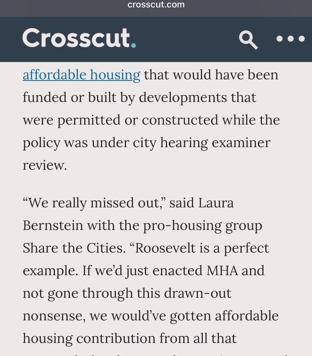 HousingAndParks's tweet image. Congrats 2 all worked to pass rezones in Seattle 💜 
2 those of u who fought it = be ashamed #predatorydelay 
❌ loss of homes for a whole generation 
❌ loss of higher heights near light rail 
❌ loss of precious dollars for deeply affordable housing 
crosscut.com/2019/03/counci…