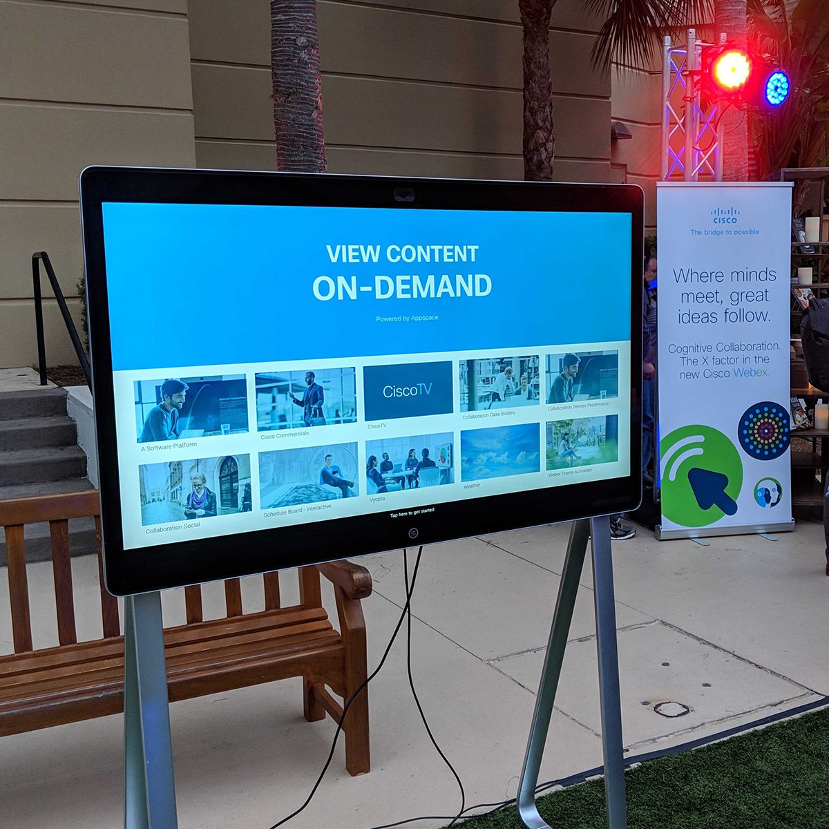 appspace's tweet image. And the award for the hardest worker in the room tonight at the @CiscoCollab Customer Appreciation event goes to.....this guy! #Appspace &amp;amp; #CiscoCollab for the #modernworkplace at #EC19 #CiscoCollabEC19 bit.ly/2Tie2wC