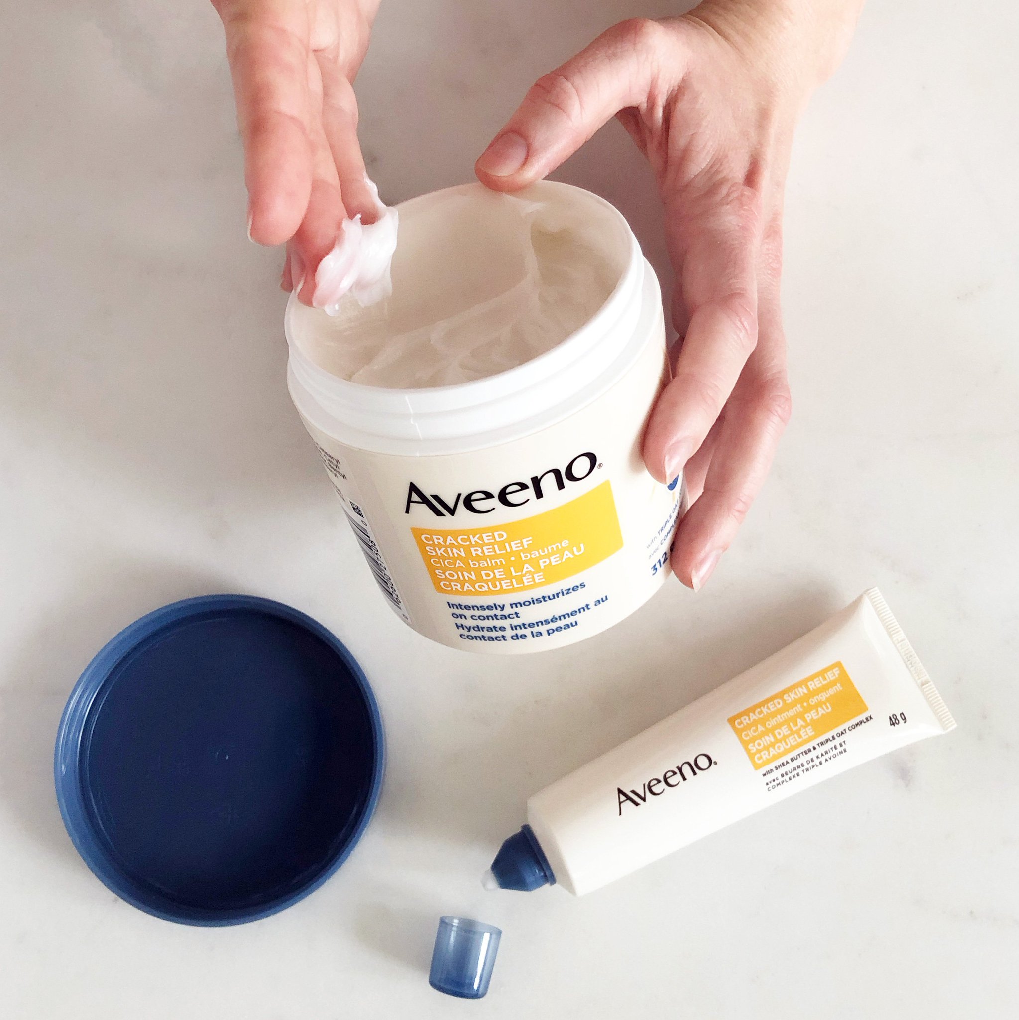 aveeno balm cracked skin