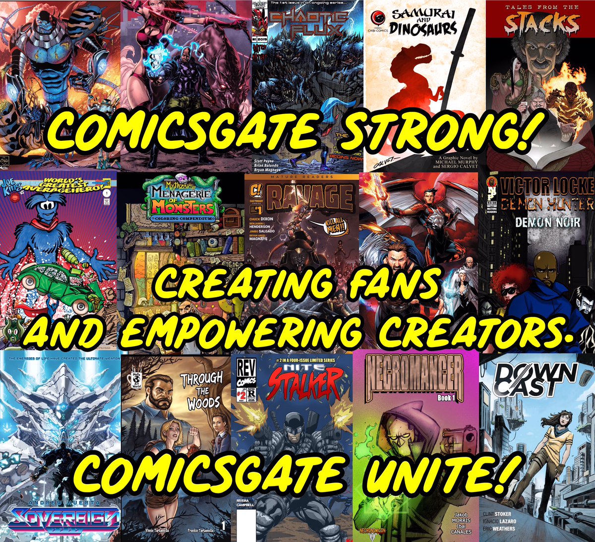 FluxChaotic's tweet photo. #CG2019 #CGPhaseTwo #CGSquad
#ComicsYouCanBelieveIn #FutureOfComics #ComicsGate #BuildYourUniverse #ThisIsComicsGate #ComeWithUs
#Gaters #CGForums https://t.co/POY6Fa9MPI