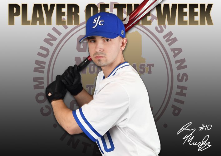 SJCmonks's tweet photo. Congrats to senior @Monks_Baseball shortstop Joey Murphy on being named @TheGNAC Player of the Week! #GoMonks ⚾️ https://t.co/nPf1CaypwG