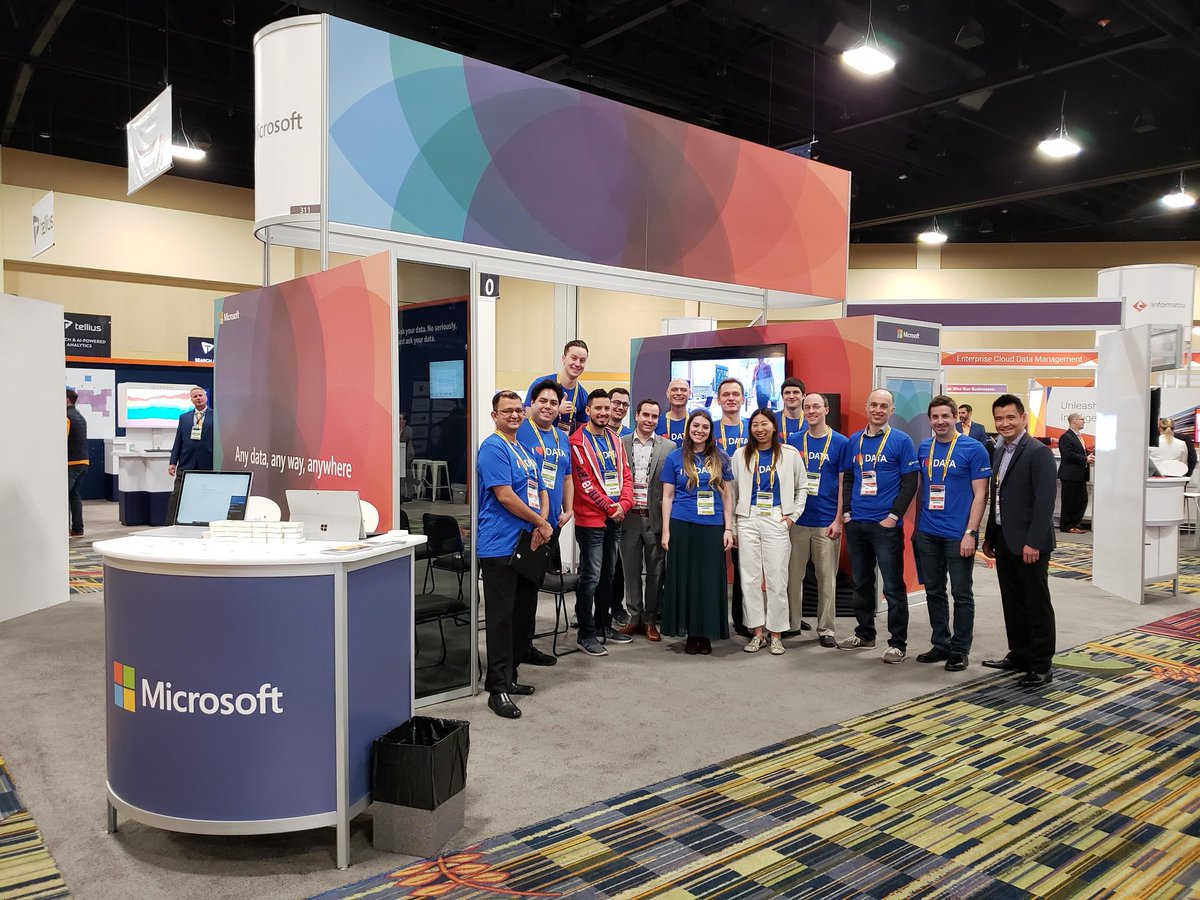 MSPowerBI's tweet photo. We are ready for you! Visit the @Microsoft #GartnerDA booth #311 to learn more about our #DataAnalytics solutions, meet 1:1 with our experts and get some #DataSwag. We are ready to answer your questions #PowerBI #AI #MachineLearning #Azure // @Azure @MSPowerBI @SQLServer @MSCloud https://t.co/FfZszDrbvJ