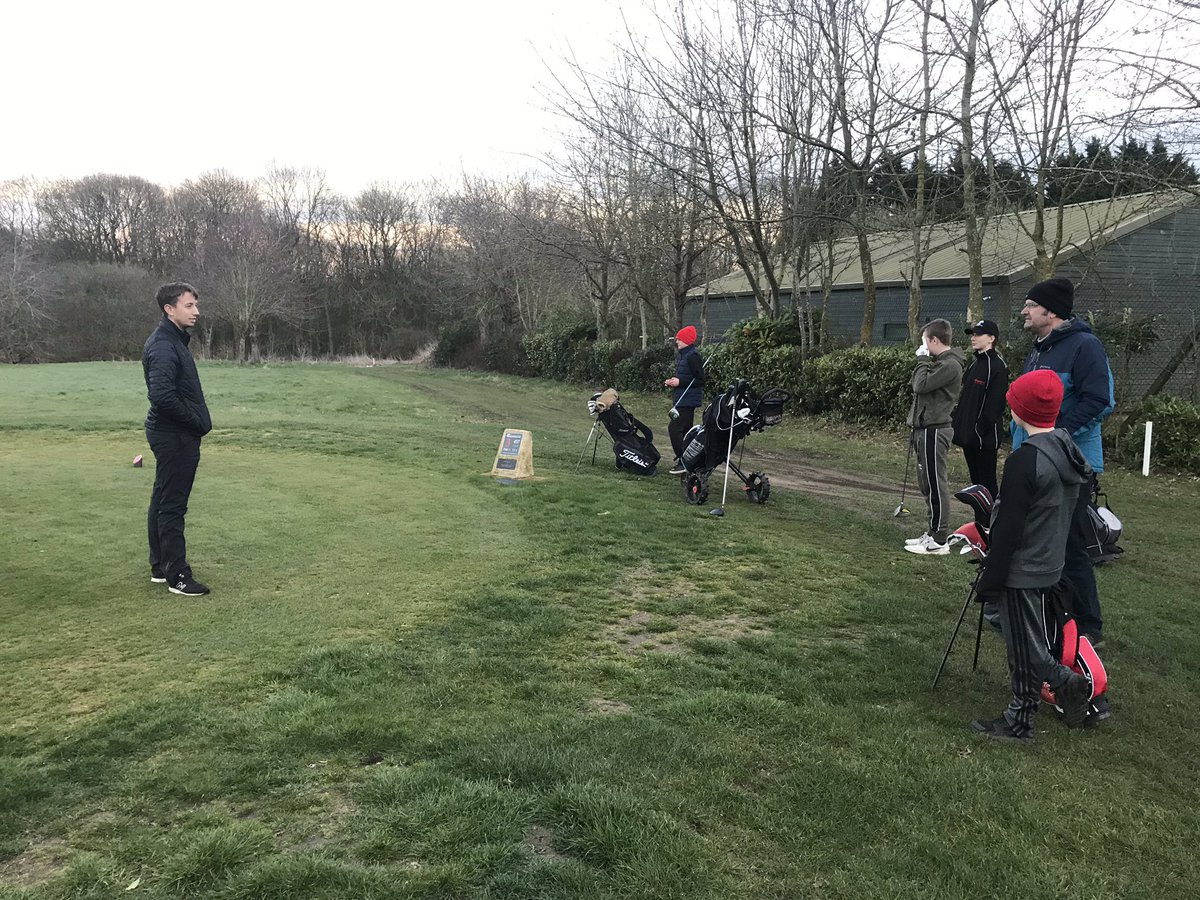 Abbie_Thompson9's tweet photo. Had the opportunity to work with @OverstonePark professionals talking about the new rules of golf. Thank you to Harry, Luke and Brian. @GolfRootsHQ @EGWomensGolf @WomensGolf #getintogolf #rulesofgolf #girlscangolf https://t.co/aw0w5dkbOc