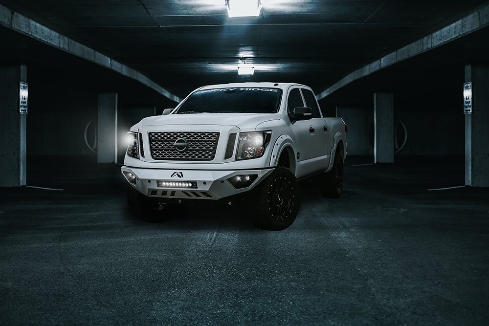 RockyRidgeBBT's tweet image. The white Knight. 
#Nissan #Titan #MattePaint #RockyRidgeTrucks #NissanTrucks
