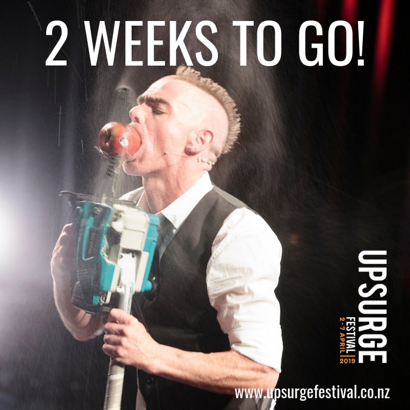 Time is ticking along - we are getting very close now! Tickets are selling well with some sessions getting close to being full. We encourage you to get online and book your favourite shows so you don't miss out. upsurgefestival.co.nz