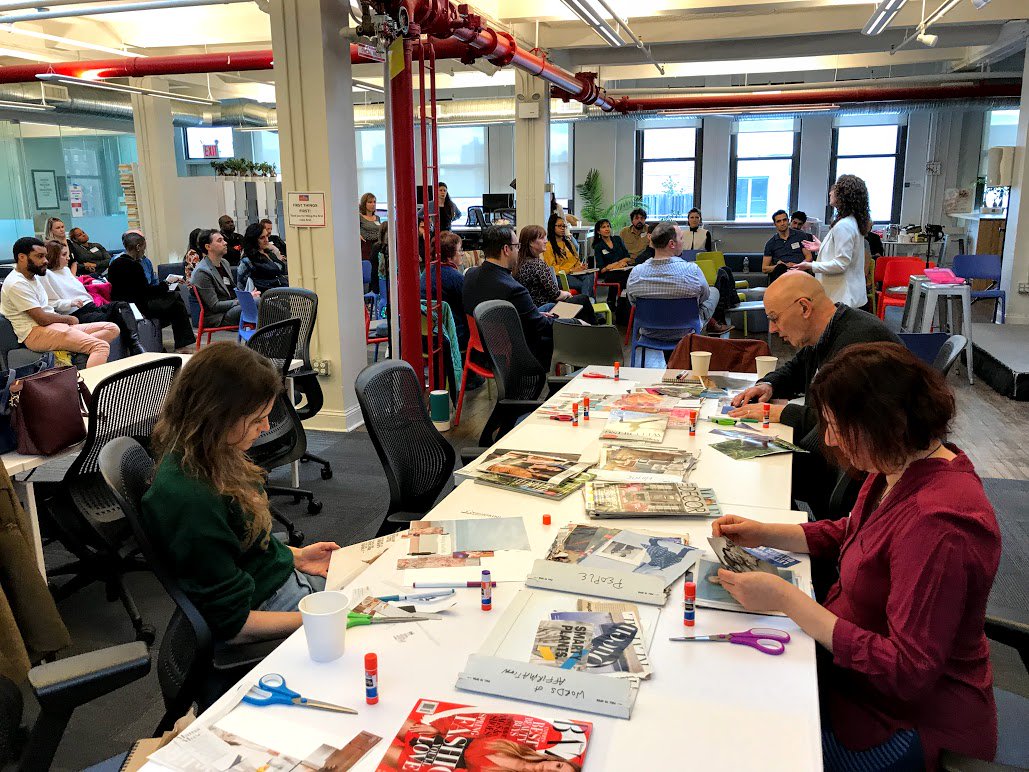 ArtsandDreams's tweet photo. It was a pleasure being at the @PurposePower_ Town Hall on March 16. Community activists and organizers shared their ideas for a more equitable and healthy future, and @ArtsandDreams helped create vision boards https://t.co/5wfcPptZJE
