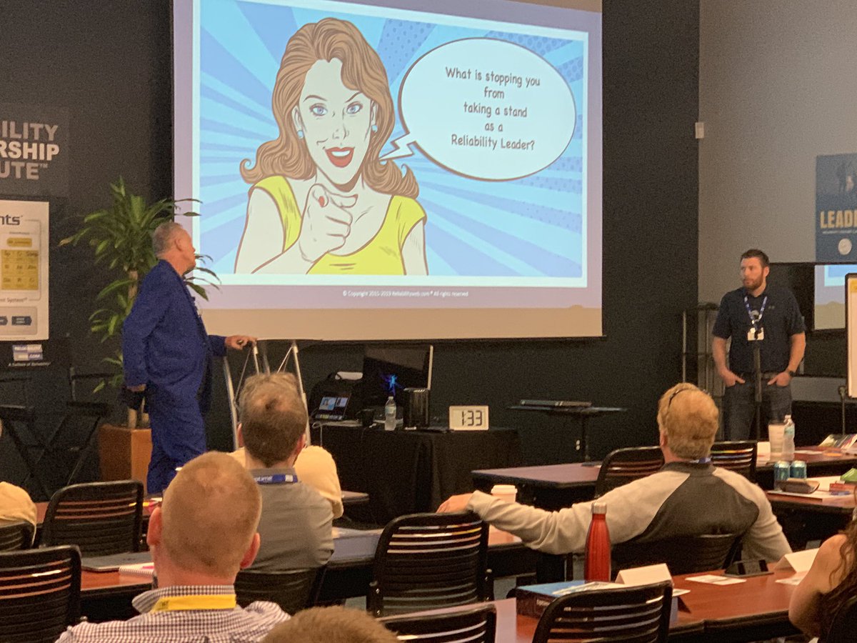 MaintenanceTips's tweet photo. @MaintNews Certified Reliability leader workshop March class 
Day 1 
Terrence OHanlon
Jeff Smith CRL-BB https://t.co/8Xsk5ibKPF