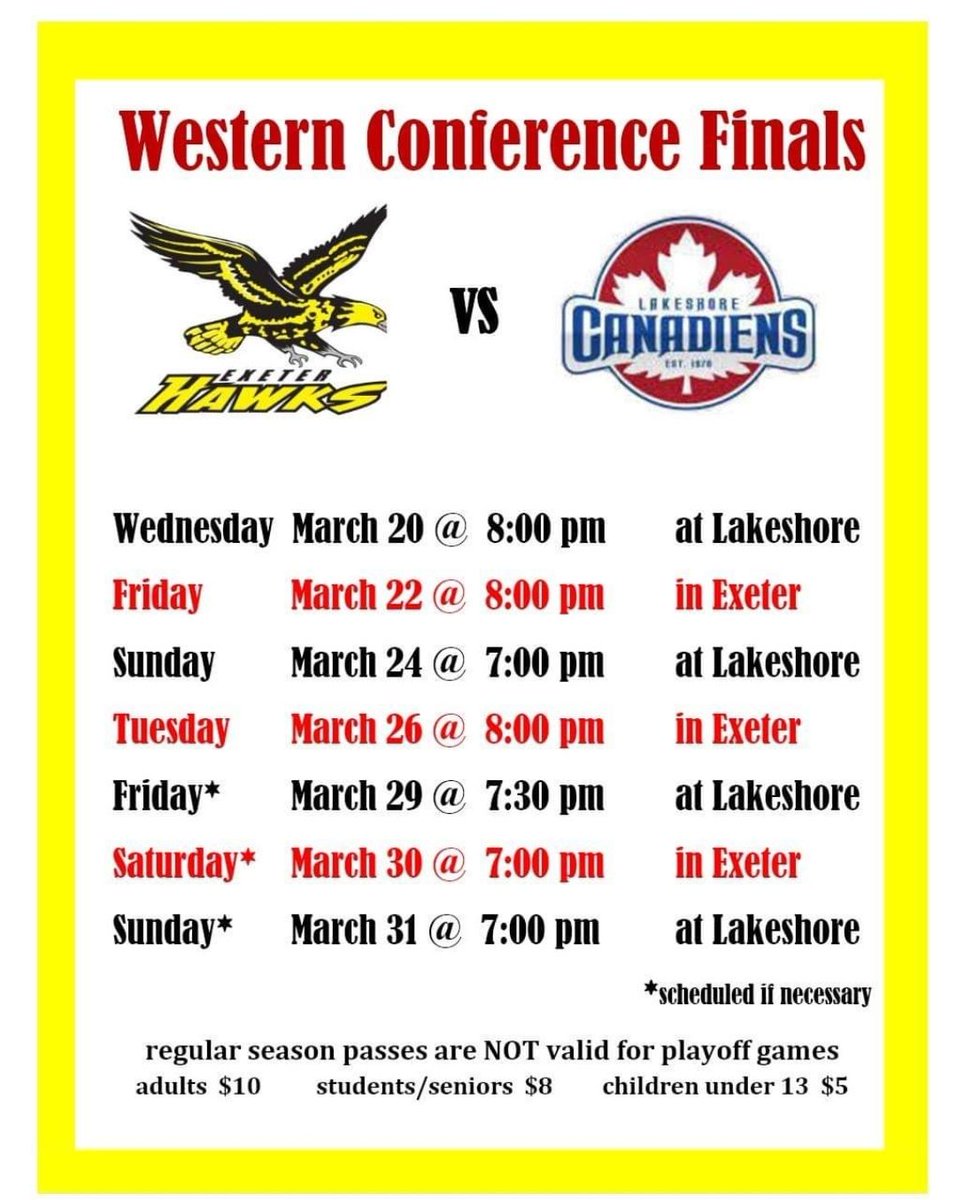 PJHL Yeck Division tweet media