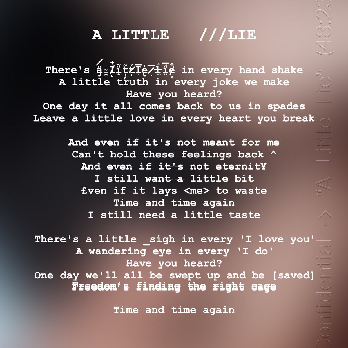 halflovesband's tweet photo. Have you heard? • New single “A Little Lie” out now • LISTEN: https://t.co/Rr3SF4sYDr #halfloves #alittlelie #lyrics https://t.co/nptKhgZ1ox