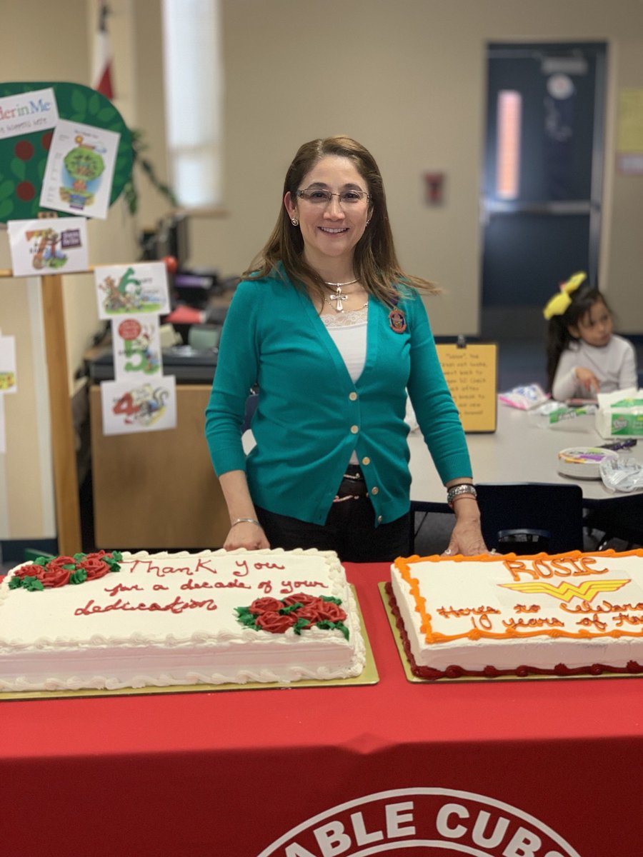 MsDAliano's tweet image. We celebrate our Cable Principal today. @SillerRosie 10 years a Cable Cub. @NISDCable  #ThisisCable