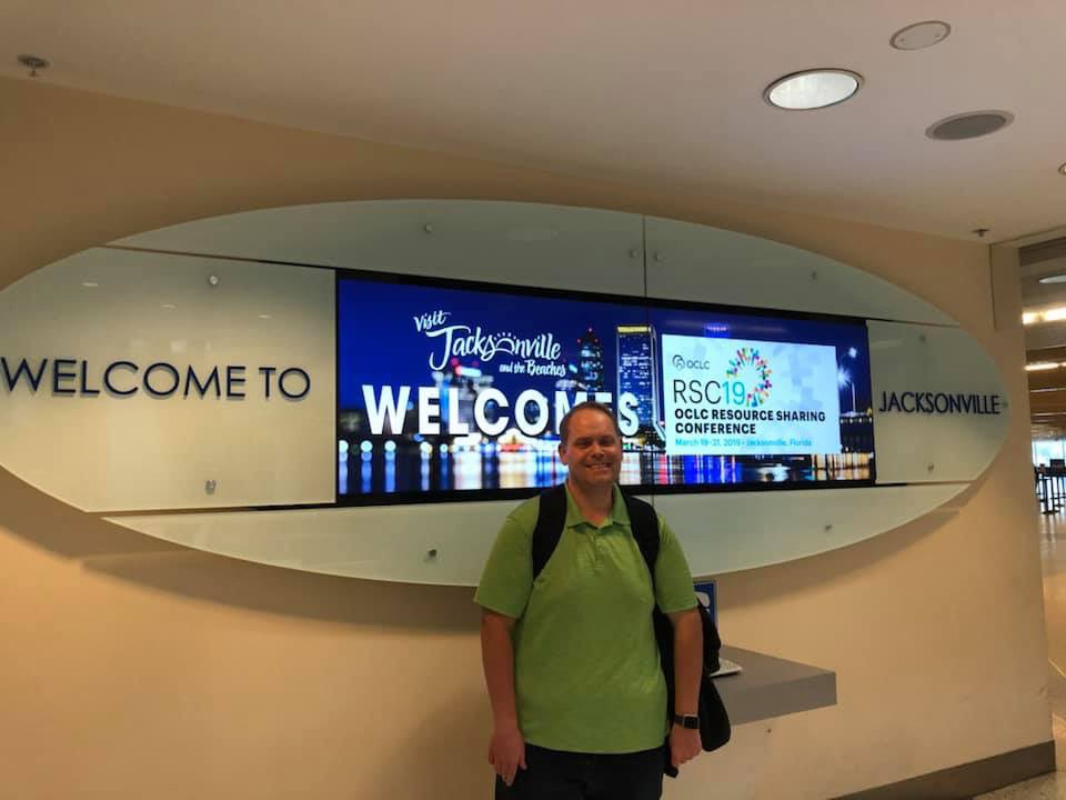 atlassystems's tweet photo. Hello Jacksonville! #OCLCRSC19 Matt and Stephanie are looking forward to talking with everyone at tomorrowβs ILLiad Breakout session. We hope to see you there! #wheresAtlas https://t.co/0ObeIxByrG