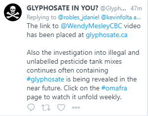 kevinfolta's tweet photo. Here is the hazard of @WendyMesleyCBC 's reliance on activist websites, plaintiff lawyers and motivated parties for scientific information, instead of independent scientists. They just put @CBCNews credibility on their weak scientific campaign. https://t.co/jwdNaqCamA