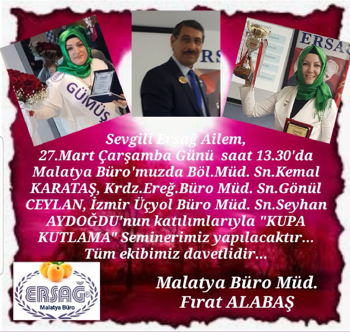 Böyle güzellikleri bir arada bulmak her zaman nasip olmaz.Tüm ERSAĞ Gönüllüleri davetlimizdir.