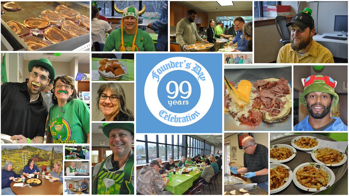 Mack_Molding's tweet photo. On Sunday, March 17, 2019, Mack turned 99! Here's a #collage highlighting how our #employees #celebrated with Founder's Day #Luncheons. You could be here for the #Centennial, secure your space at https://t.co/sv9zrcjAH1 #ContractMFG #Plastics #HappyBirthday https://t.co/mqA5KCnAHy