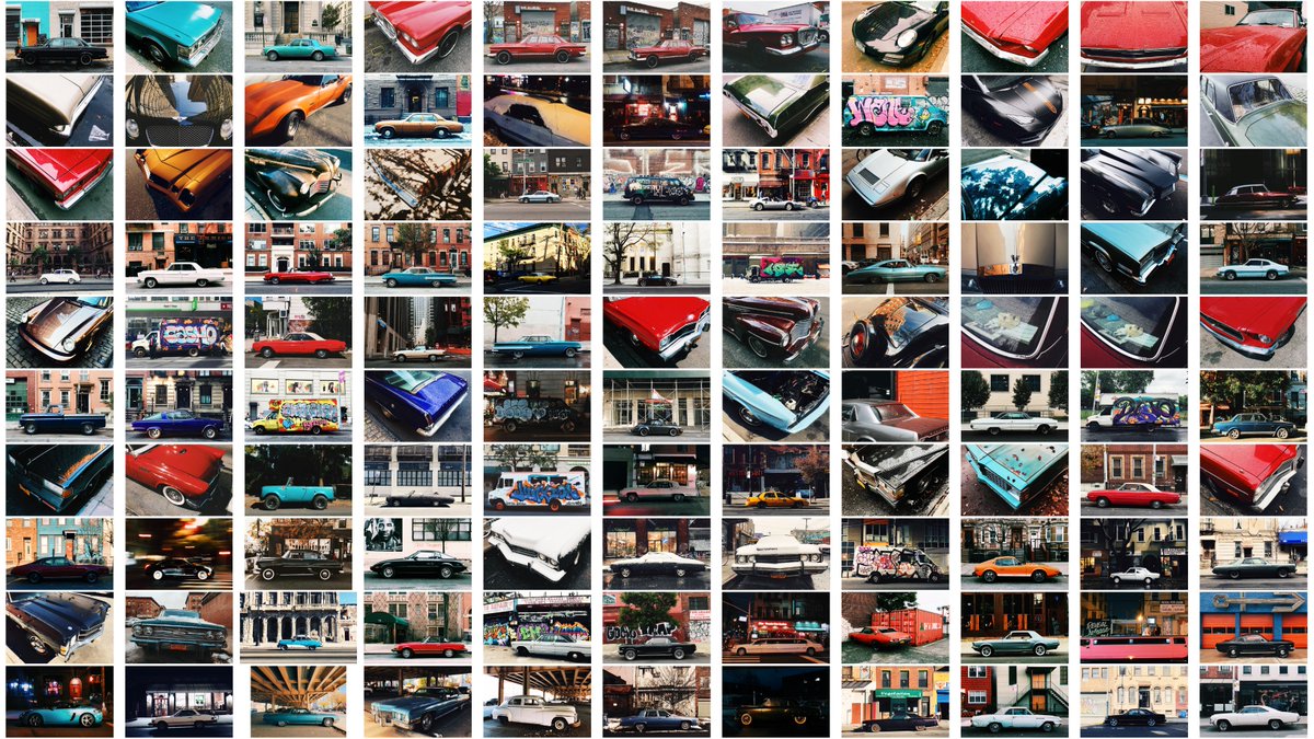 For example, here was my "contact sheet" of just some of the cars I shot over 5 years. Interesting to see them all side by side!  #shotoniphone. You can also see all this work chronologically on  http://instagr.am/secretstreet 