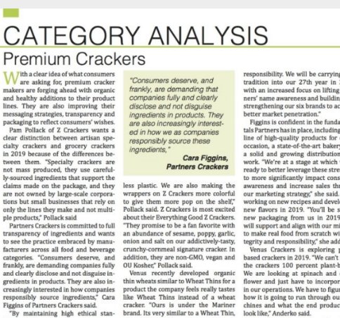partnerscracker's tweet photo. Heya Partners - we're #inthenews! Super honored to be included in this category analysis article from Grocery Insight. See page 14 to hear what Cara has to say!

https://t.co/zIPce1bUsQ https://t.co/LrikaPpdSx