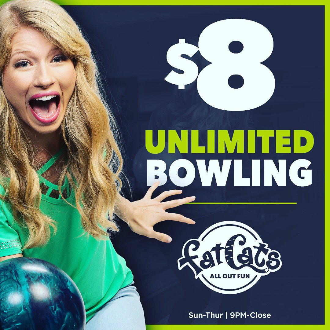 Fatcats All Out Fun On Twitter Thunder Alley Bowling At Fatcats Visit Https T Co Hdthwggvbi For More Details