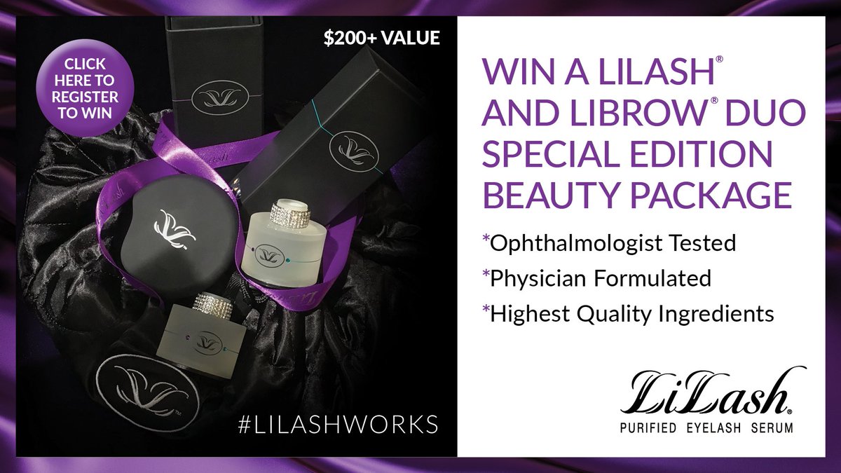 americanspamag's tweet photo. ๐ Want to win over $200 in lash and brow goodies from @lilashbeauty? ๐ Here's your chance to win a #LiLash and #LiBrow Special Edition Beauty Package! Three winners will be announced the week of April 1. Click here to enter: https://t.co/B3Q2A6IfwU Good luck! ๐ https://t.co/x2mObGDbn0