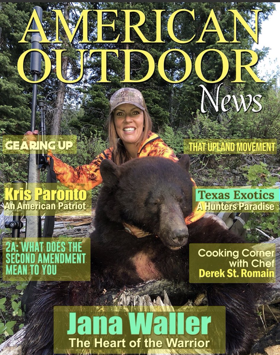 Honored to be on the cover of the latest issue of AMERICAN OUTDOOR NEWS. Read some great articles, interviews and hear reviews here👇🏻
read.nxtbook.com/american_outdo…