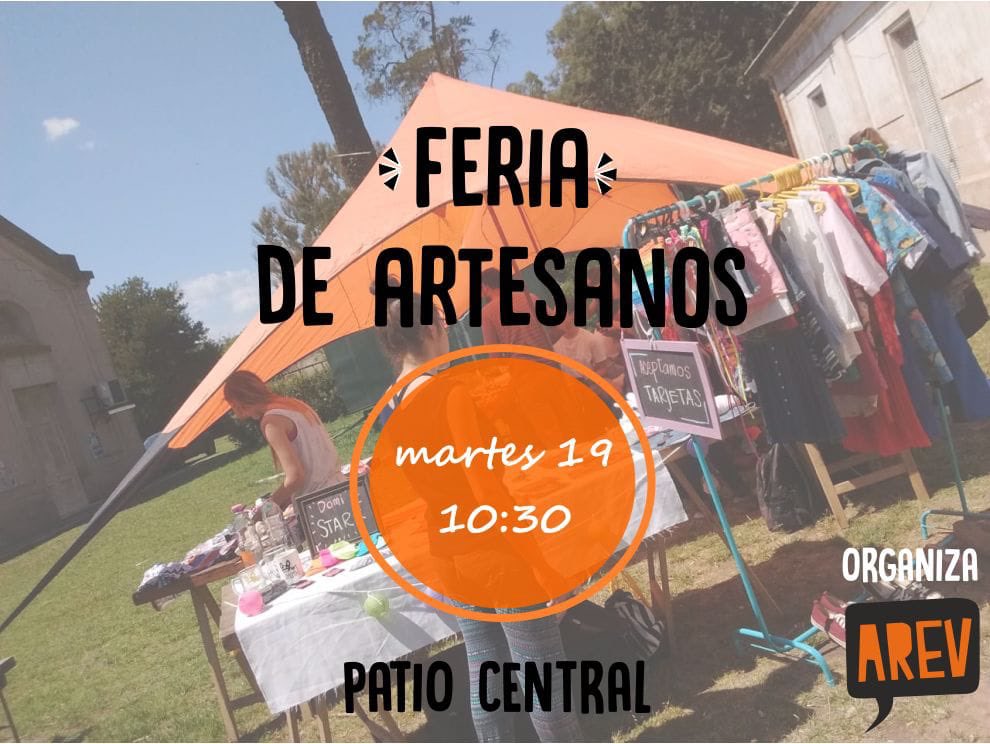 AgrupacionAREV's tweet photo. Vuelve la FERIA ARTESANAL🏺al patio central de la facu a partir de las 10:30!!
. ↪Si sos feriante contáctate con nosotros y sumate con un puesto😉 .
#feriaartesanal #ferianaranja🍊
#arevtransforma💪🍊 https://t.co/er0cisLSWa
