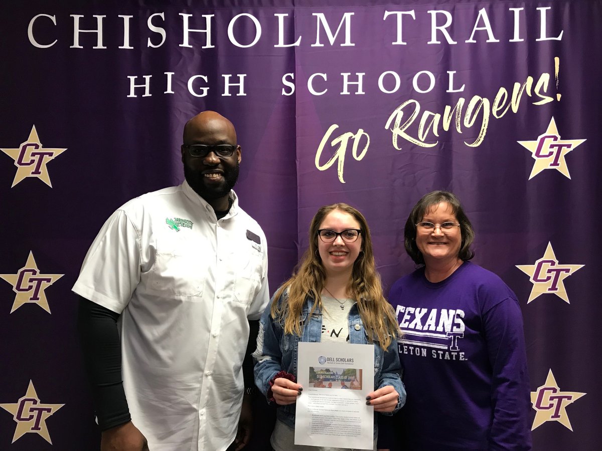 It’s official! AVID Ranger Regan Irvin is a Dell Scholar! We’re so proud and happy for you, Regan! ⁦<a href="/ChisholmTrailHS/">CTHS</a>⁩ ⁦<a href="/EMSISD/">EMS ISD</a>⁩ ⁦<a href="/walterberringer/">Dr. Walter W. Berringer III</a>⁩ #emsproud