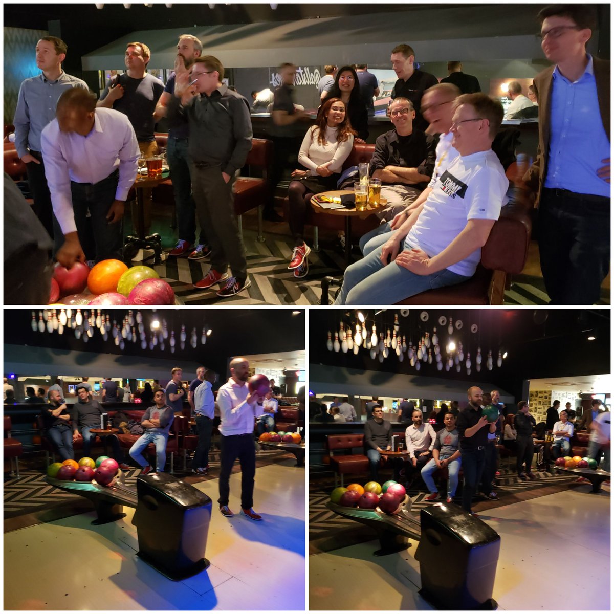 Juliefurt's tweet photo. #WeAreMarkLogic #MLTechSummit #London #Bowling https://t.co/6pYrn8Nocm