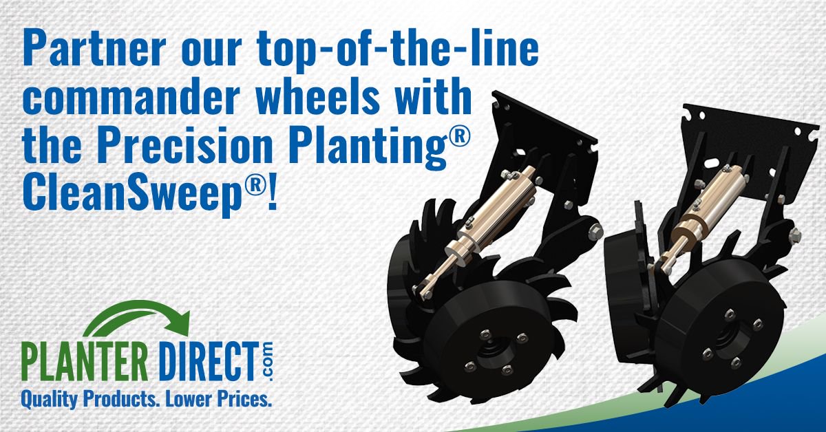 PlanterDirect's tweet photo. The #CleanSweep dual air cylinder can be easily set and adjusted from the convenience of your cab--making it easier and less time consuming to clean your rows. https://t.co/dVdQofBXUo @precision_plant https://t.co/CdWkt5JA5R