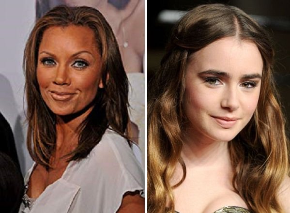   HAPPY BIRTHDAY !  Vanessa Williams  and  Lily Collins 