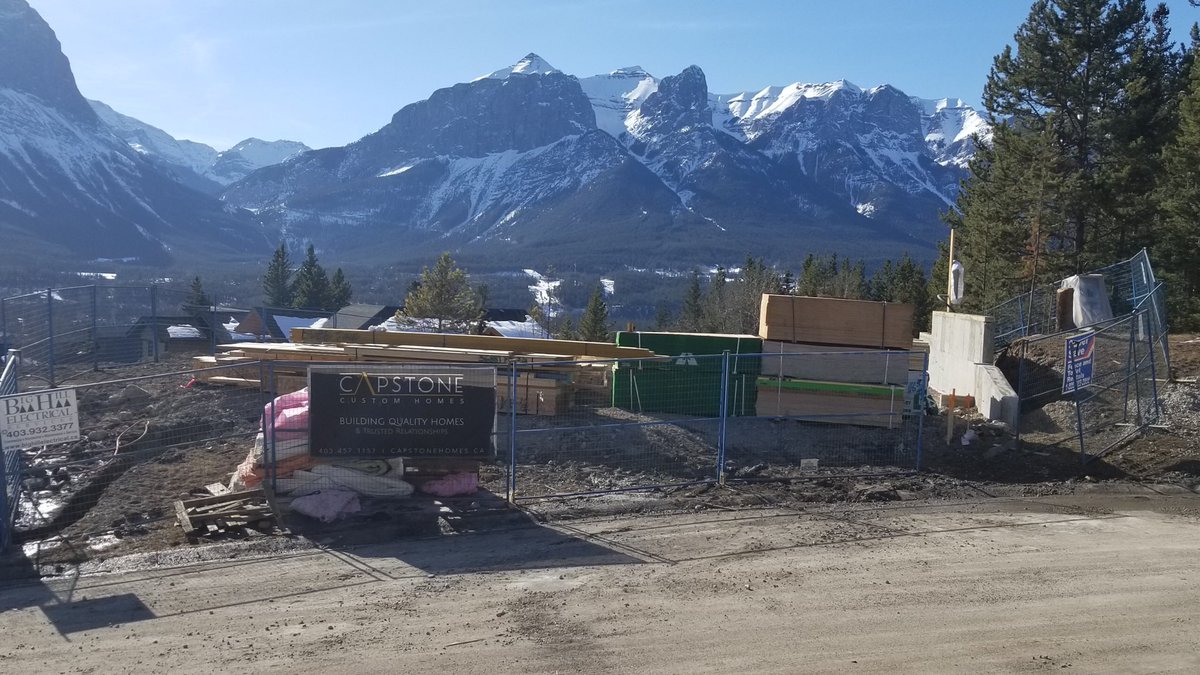 LUMBER DELIVERED || Time for the dream to take shape 
#mountains #canmore #dream #yycdesign #yycbuilder