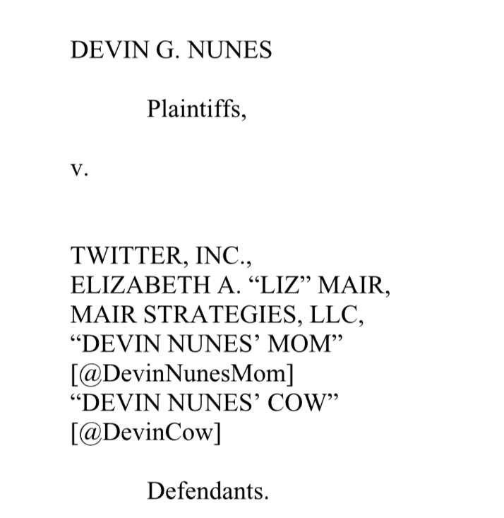 The @DevinNunesMom account has been suspended, because Devin's a snowflake