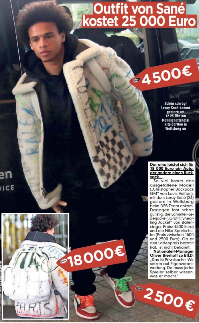 Funny how the German press do to Sané exactly what the English press do to Sterling.

I wonder what they have in common?