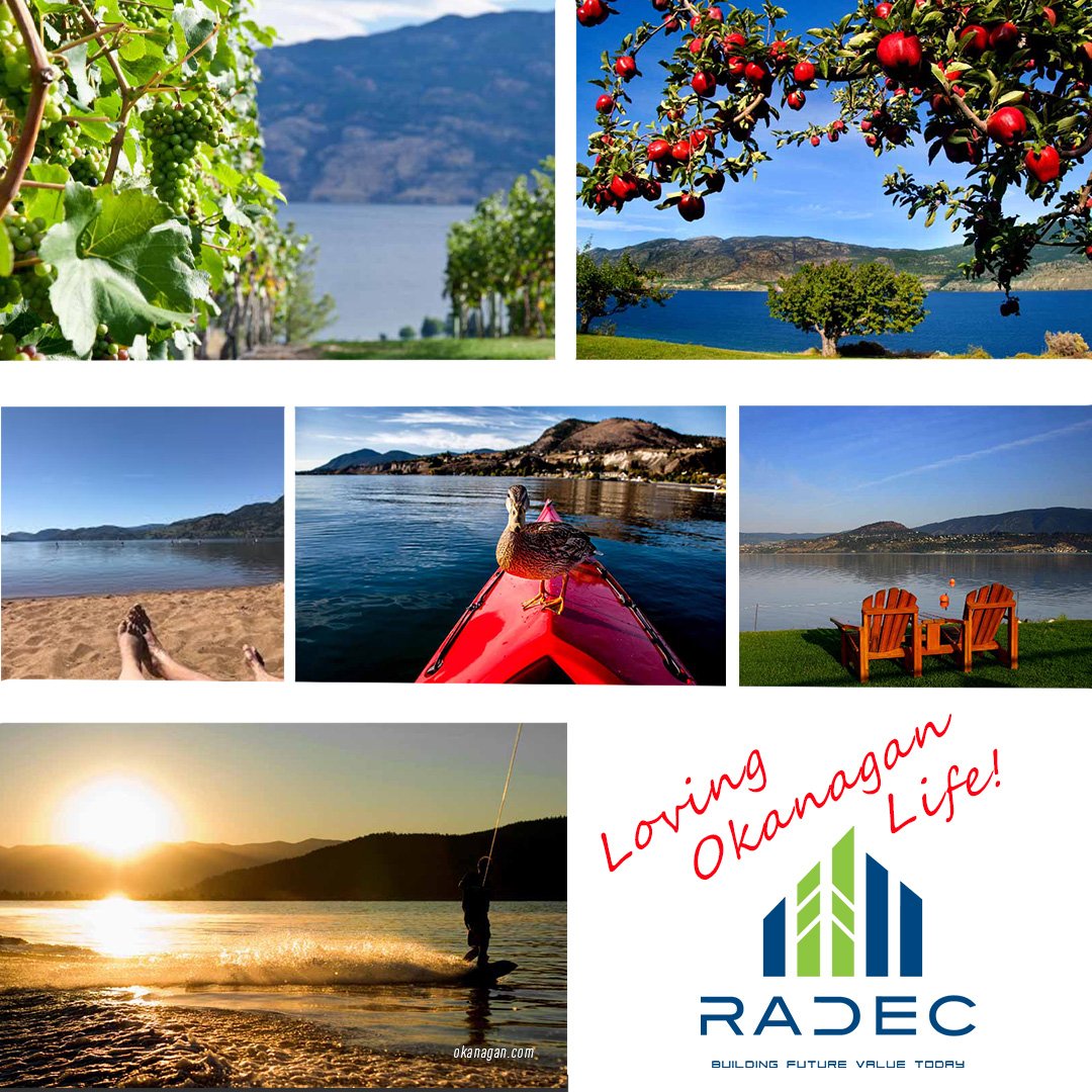 Put a visit to the Okanagan on your summer vacation itinerary but be warned, you won't want to leave! Live here for less. We build exceptional homes for great prices. radecgroup.com @BCBuildingInfo <a href="/BCHomez/">Joe</a> <a href="/MyVancouver/">Destination Vancouver</a> <a href="/winecountrybc/">Wine Country Luke</a> #radecgroup #okanagan #livingthelife