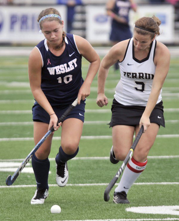 #AlumniSpotlight <a href="/Fry_16/">Kasey Fry</a> representing <a href="/MilfordAthletes/">Milford Athletics</a> at Wesley