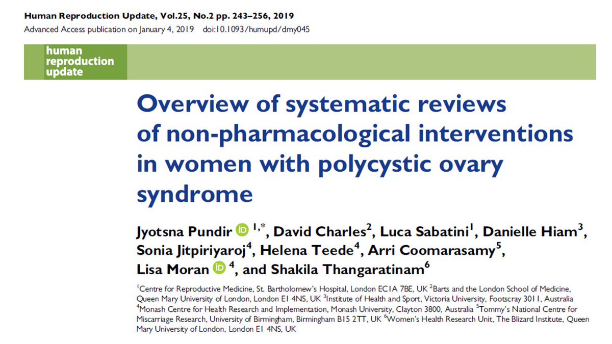 PCOSResearcher's tweet photo. Wow - just found out a meta-analysis of acupuncture for #PCOS I co-authored got a 'high quality' rating in the top impact factor journal in the UK #HumanReproductionUpdate !!
Well done Prof Fan Qu of Zhejiang University's Women's Hospital & all involved for their brilliant work. https://t.co/TWUWjI3rL3