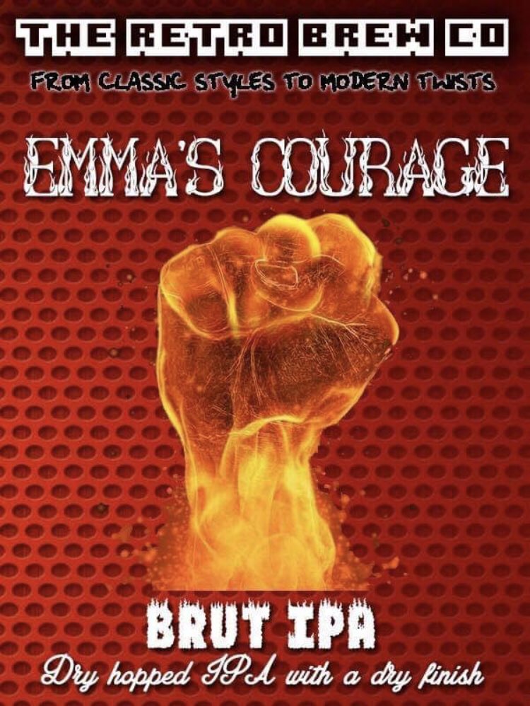 BEER ANNOUNCEMENT! A very special beer from #theretrobrewco “Emma’s Courage” is a 6.4% Brut IPA , brewed commercially for the first time for PFM! Head over to our FB page for the story behind the brew #charity #beerfestival #craftbeer #craftonkeg