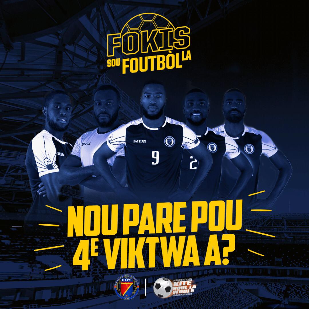 fhfhaiti's tweet photo. Men kijan PEYI nou KANPE nan
#LIGUEdesNATIONS an avan 24 MAS la😁 #3MATCH #3VIKTWA #9PWENsou9 kounya nap pare CUBA💪🏾 #4eVIKTWAlapye
#VinGadMATCHsaNanStadela🙌🏾 # 6HPM #StadeSylvioCator #LigueDesNations🏆#NoupralmetCubaCHO🔥 #FocussouFOUTBÒLla #KiteBoullaWoule⚽🇭🇹 https://t.co/V6jDPHPajl