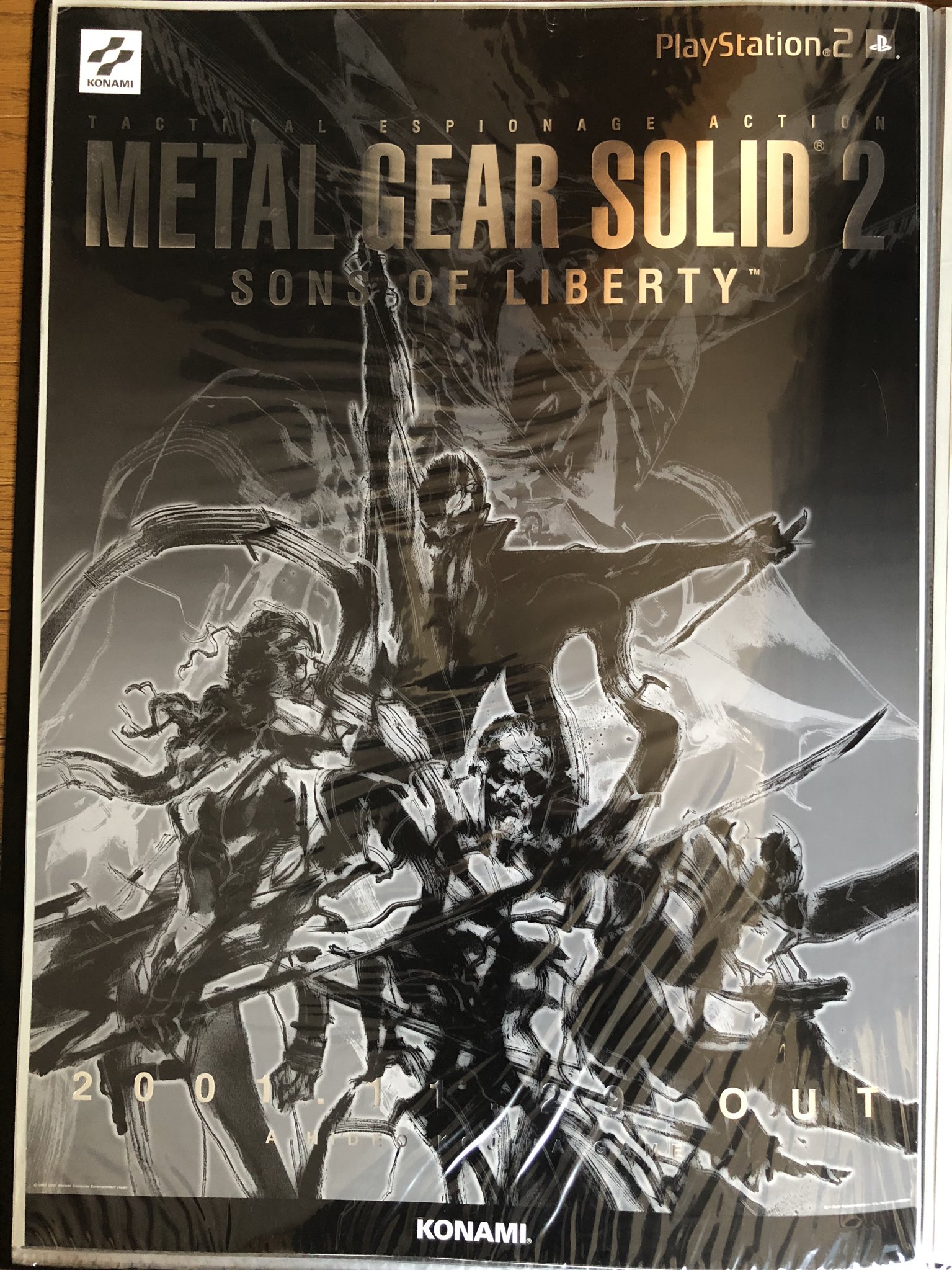 メタルギアソリッド 布ポスター 小島秀夫