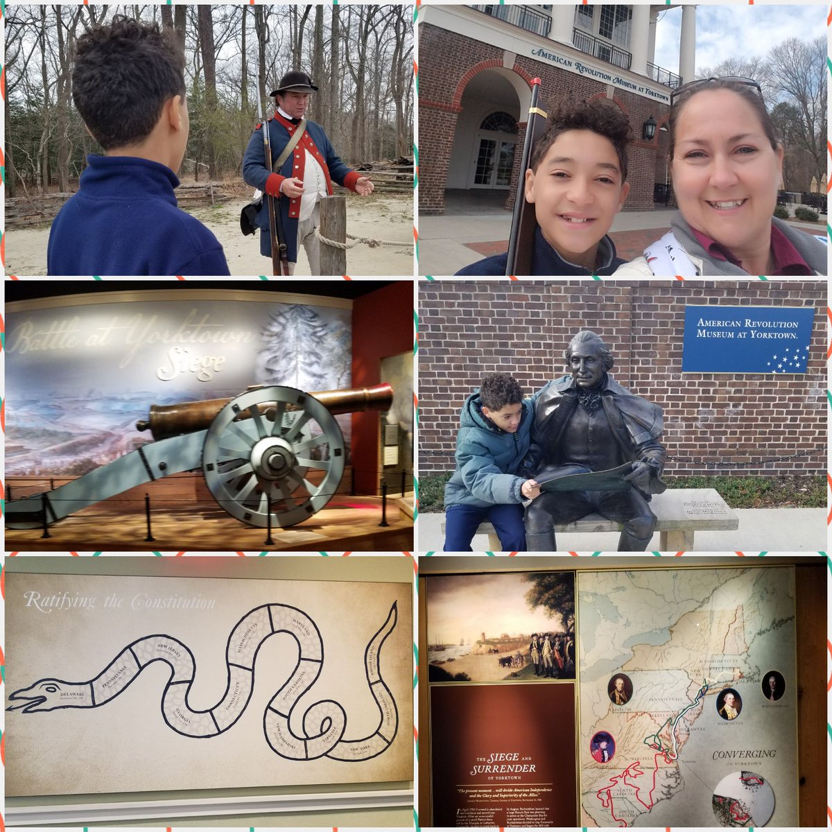 nina_andrew2006's tweet photo. Loved the American Revolution Museum at Yorktown!!! So thankful it was recommended by staff at Willamsburg. Beautiful exhibits and detailed demonstrations! Andrew even looked over General Washington's battle plans. Making history real is amazing. #VCSSpringBreak2019 https://t.co/hiZcm6aaWj