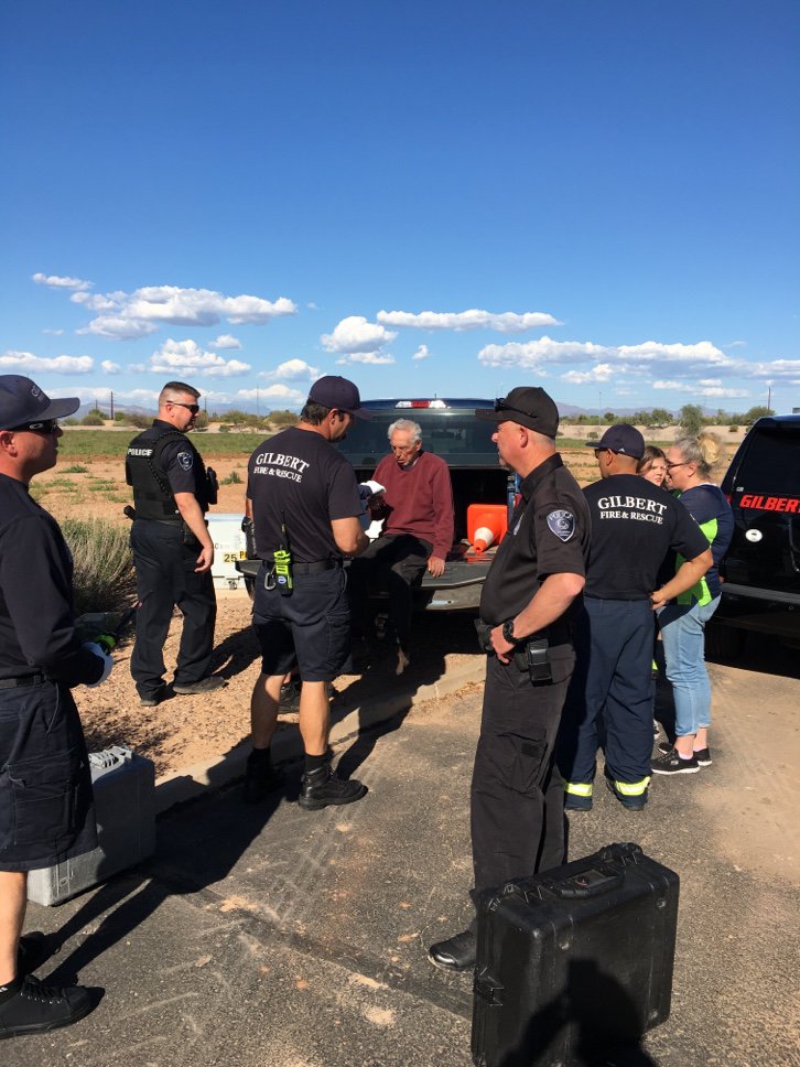 Gilbert Police Dept. on Twitter "UPDATE A team of 25 officers along with DPS air unit located