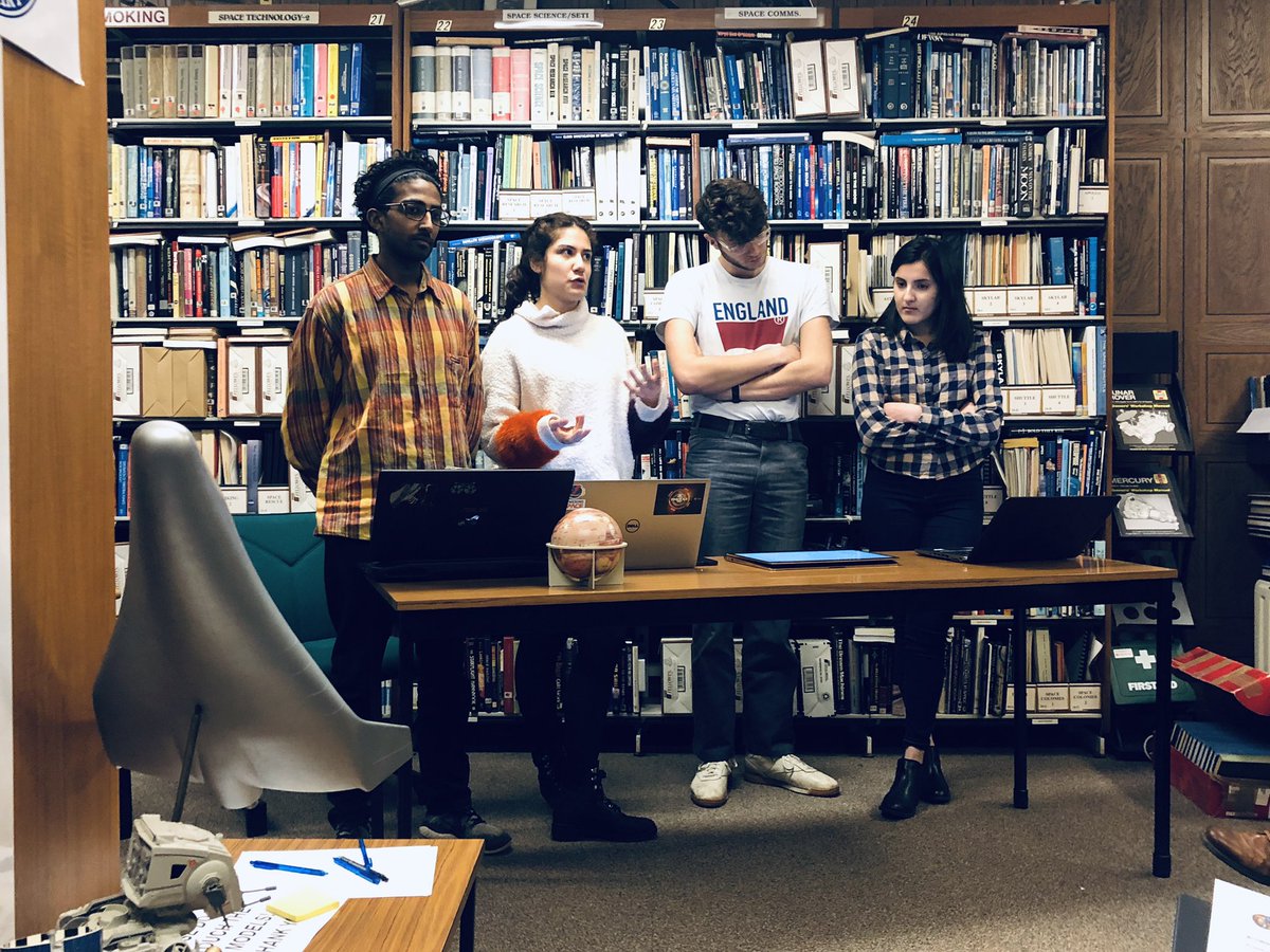 So impressed with what the teams have come up with in only 2 days!!! Great work! Best of luck in submitting those proposals to the <a href="/TheMarsSociety/">The Mars Society</a> <a href="/BIS_spaceflight/">BIS</a> 🚀👏#mars