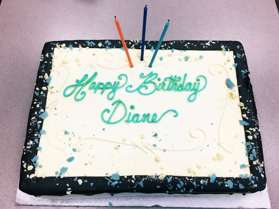 My amazing <a href="/FairviewHealth/">Fairview Health</a> Community Engagement team surprised me with a delicious <a href="/KeysCafeMN/">Keys Cafe & Bakery</a> birthday cake during our retreat at <a href="/umnUROC/">U of MN UROC</a> today!