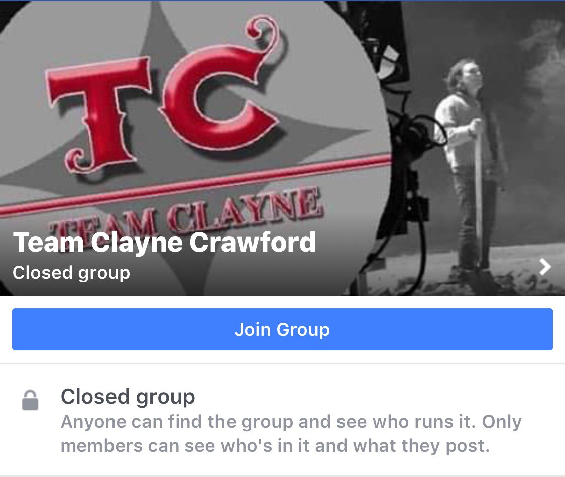 LethalWC_USA's tweet photo. 🚨#WARNING #FanFamily🚨
I’ve received numerous concerns
There are many #ClayneCrawford fansites, but DO NOT be #fooled by
who IS & IS NOT #TeamClayne‼️
There is only 1 #Official #Team #Clayne #fangroup
👉🏻 https://t.co/L70catfemi
Join Us there for ALL THINGS @ClayneCrawford https://t.co/DhlnrB8SqM