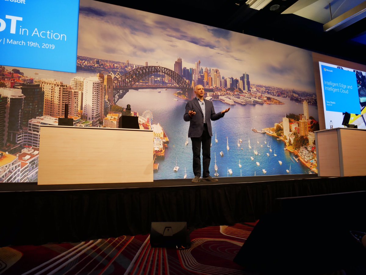 MSIoTDevs's tweet photo. New capabilities for #Windows10 #IoT help enable the feedback loop and make innovation at the intelligent edge easier. @TonyShakib shares how Azure IoT Edge &amp; increased hardware support are being used in real-world Windows IoT-based solutions. #IoTinActionMS https://t.co/uksqVC8PX9